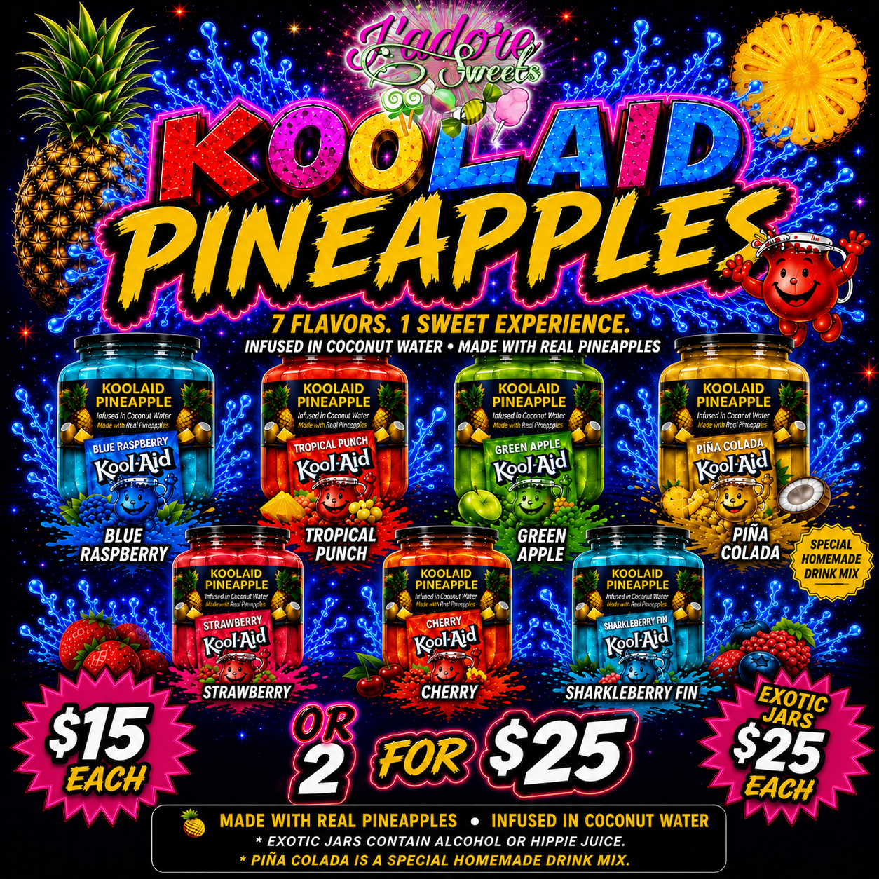 Kool-Aid Pineapples