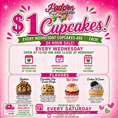 $1 Wednesday (SATURDAY PICKUP or DELIVERY ONLY)