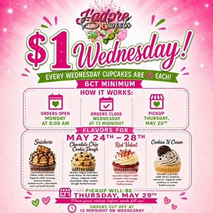 $1 Wednesday (SATURDAY PICKUP or DELIVERY ONLY)